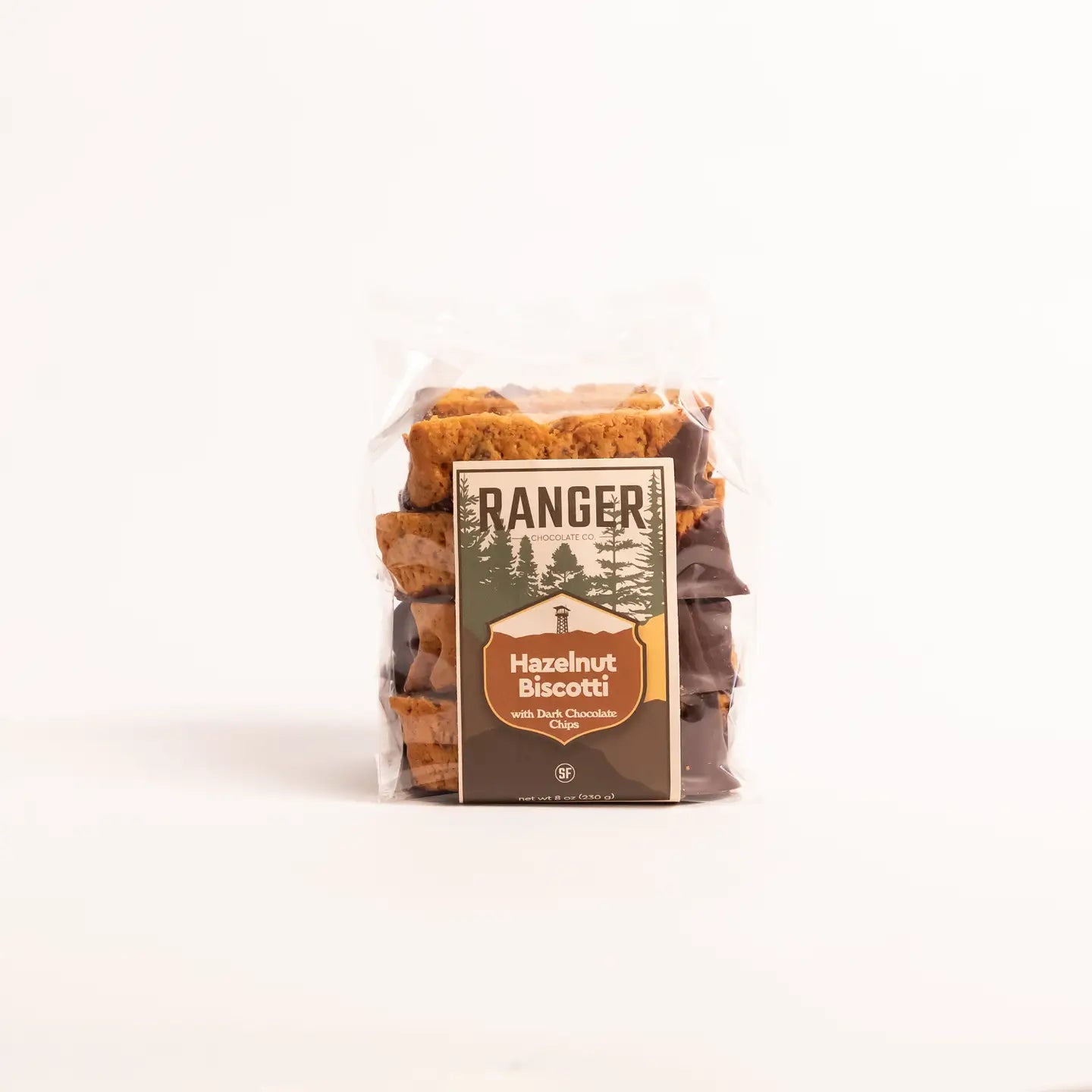 RANGER dark chocolate hazelnut biscotti