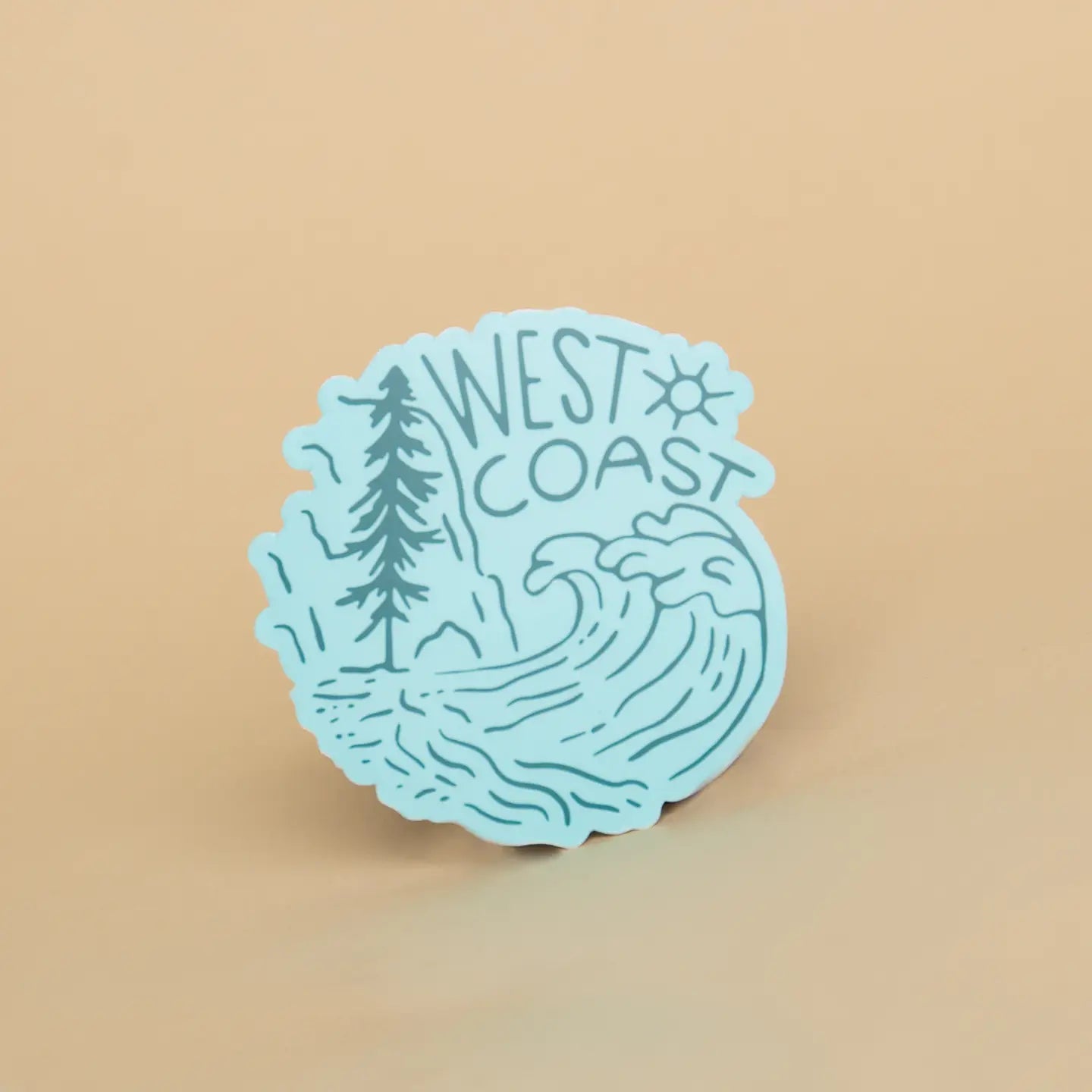 WEST COAST WAVE sticker