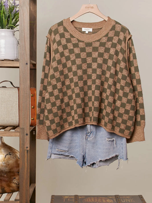 CHECKERS & CHAI knit sweater