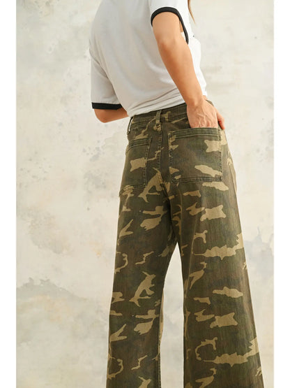 CAMO stretch denim pants