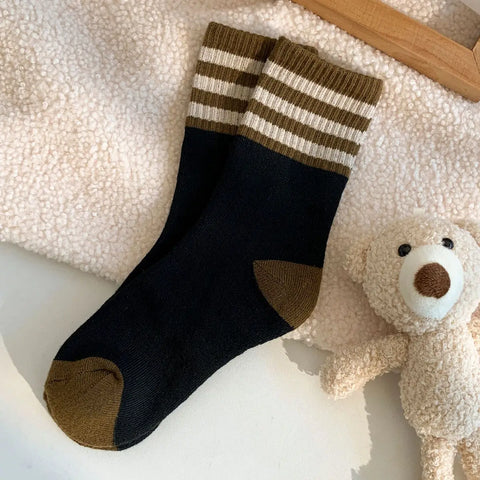 STEP BY STEP retro stripe socks