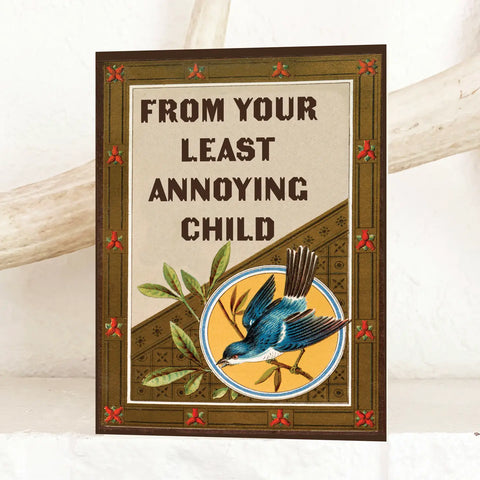 LEAST ANNOYING CHILD card