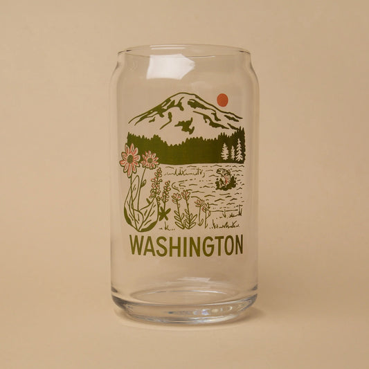 WA MOUNTAIN LAKE glass