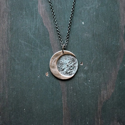 ECLIPSING MOON necklace