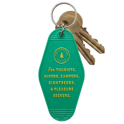 GIVE A HOOT keychain