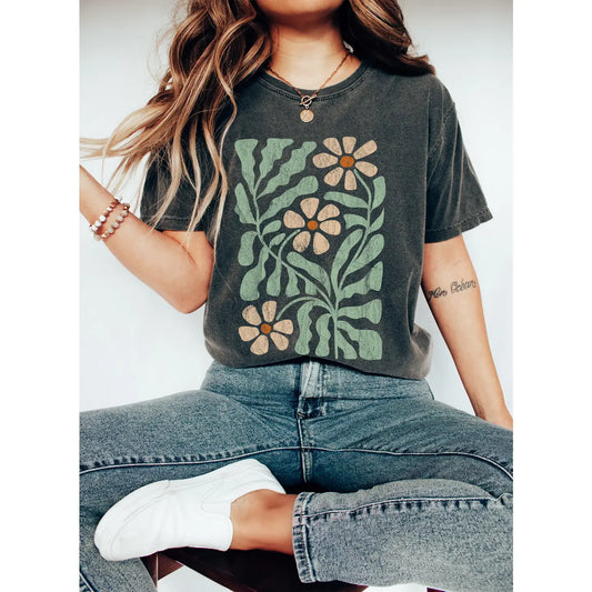 VINTAGE DAISIES tee