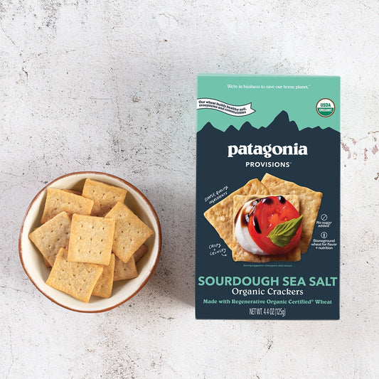 PATAGONIA sourdough sea salt crackers
