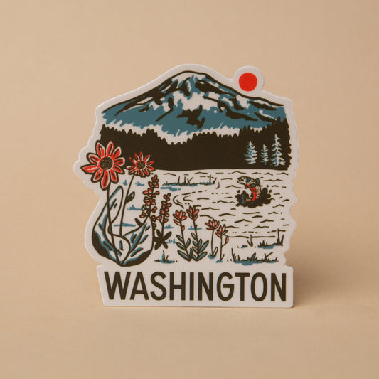 WA MOUNTAIN LAKE sticker