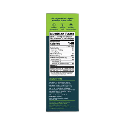 PATAGONIA rosemary garlic crackers