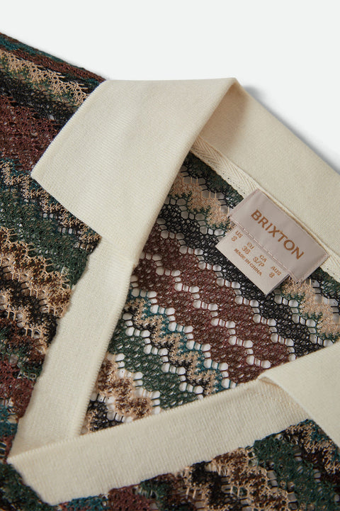 RETRO VARSITY woven top