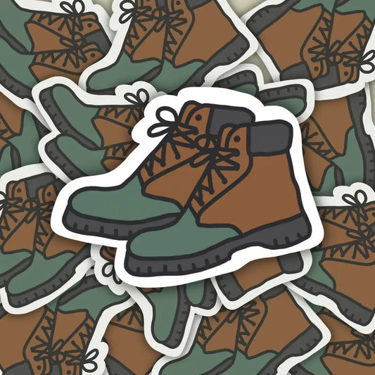 HIKING BOOT PAIR sticker