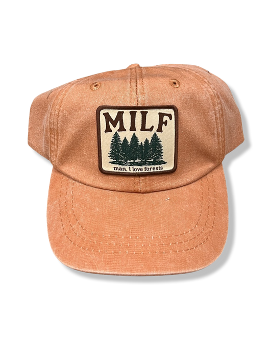 MILF (MAN I LOVE FORESTS) patch hat