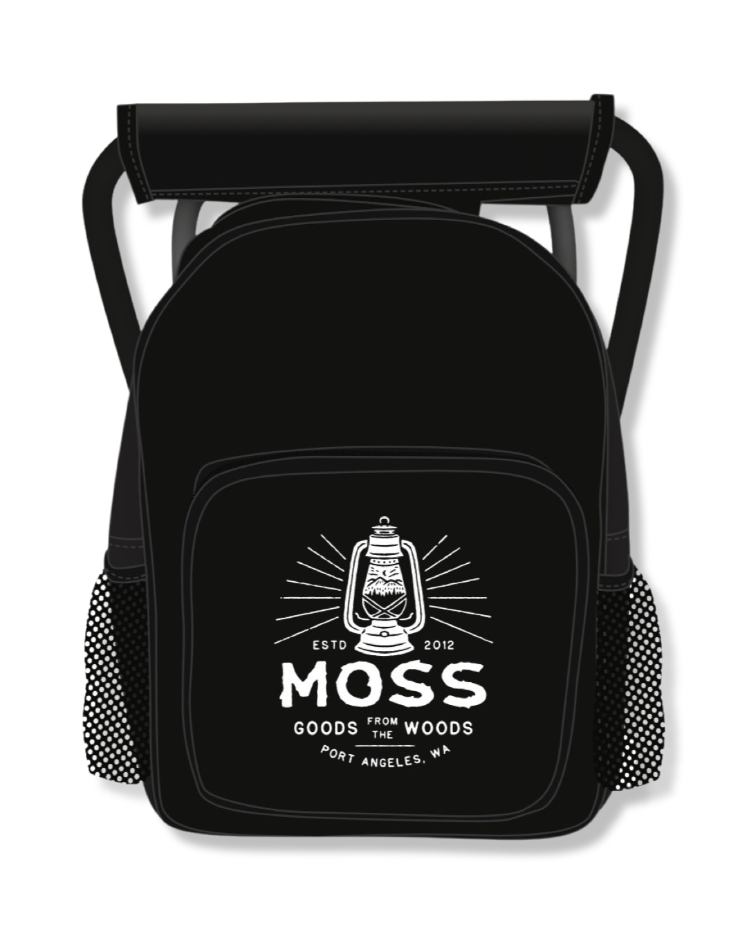 MOSS backpack-cooler camp stool