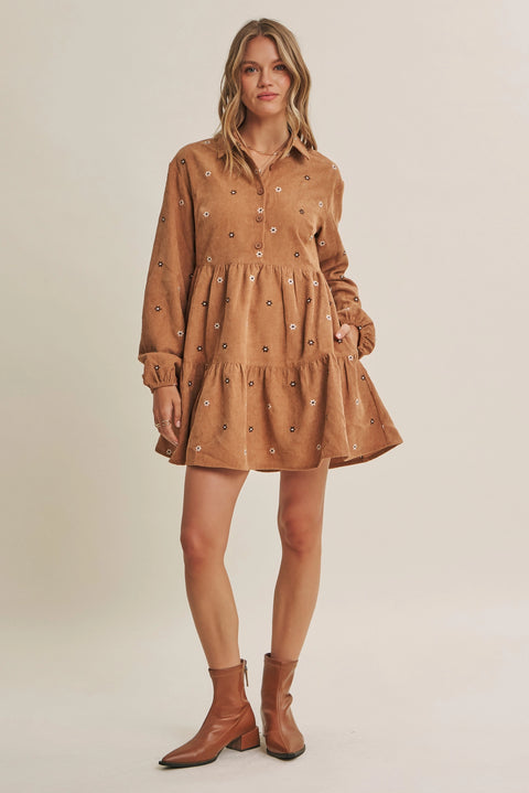 MEADOW MARKET corduroy dress