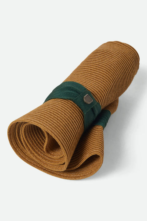 ROMA straw packable fedora