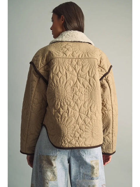RAINSHADOW RAYS reversible quilted jacket