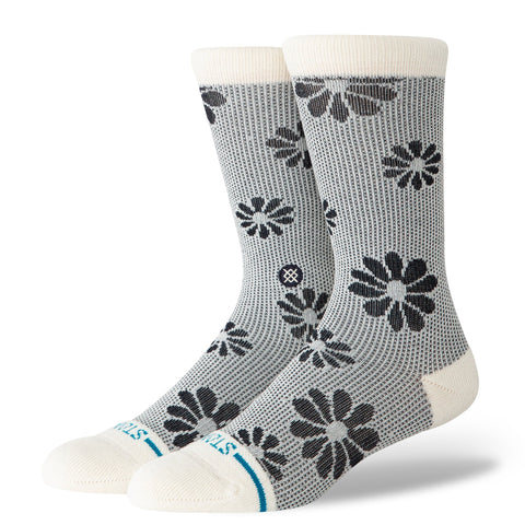 FLORAL STITCH crew sock