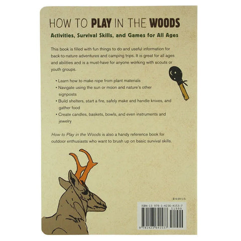 HOW TO PLAY IN THE WOODS activity book