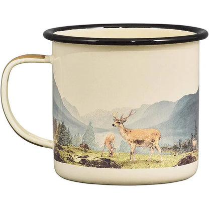 DEER enamel mug