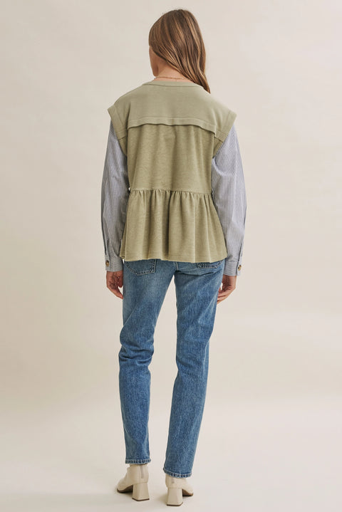 SLOW AFTERNOON layering top