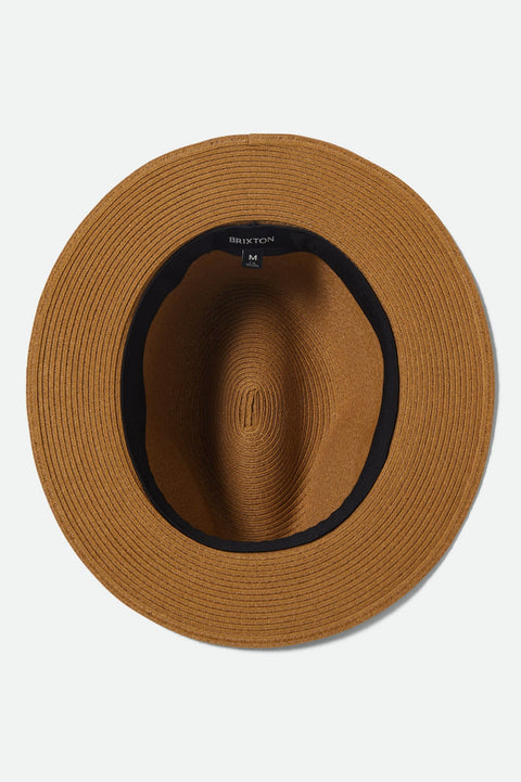 ROMA straw packable fedora