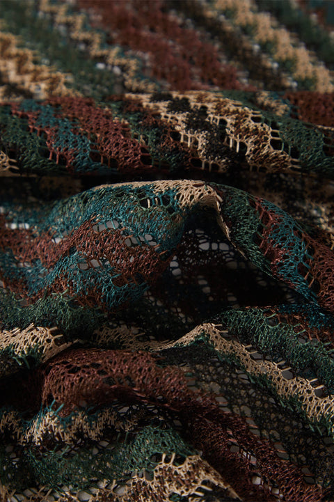 RETRO VARSITY woven top