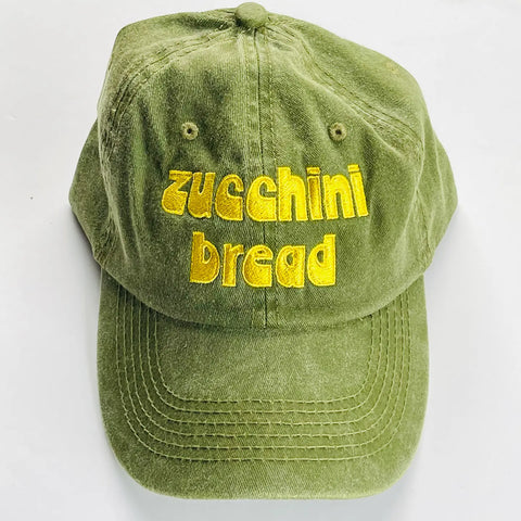 ZUCCHINI BREAD baseball cap