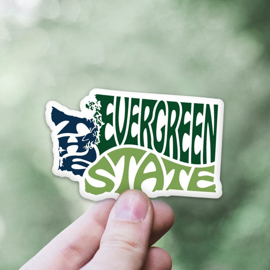 EVERGREEN STATE sticker