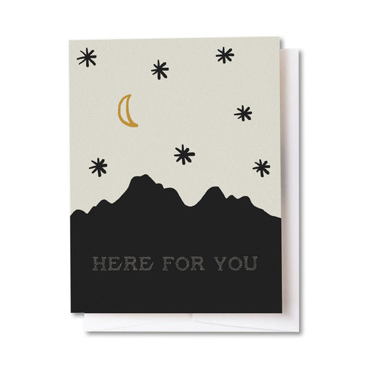 HERE FOR YOU card