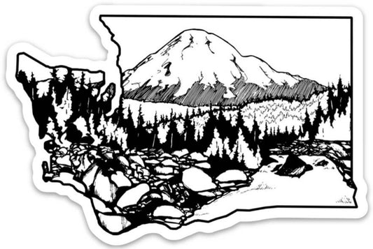 WASHINGTON LANDSCAPE sticker