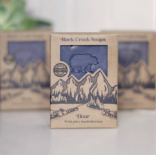 BEAR huckleberry soap