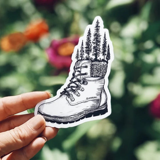 HIKING BOOT sticker