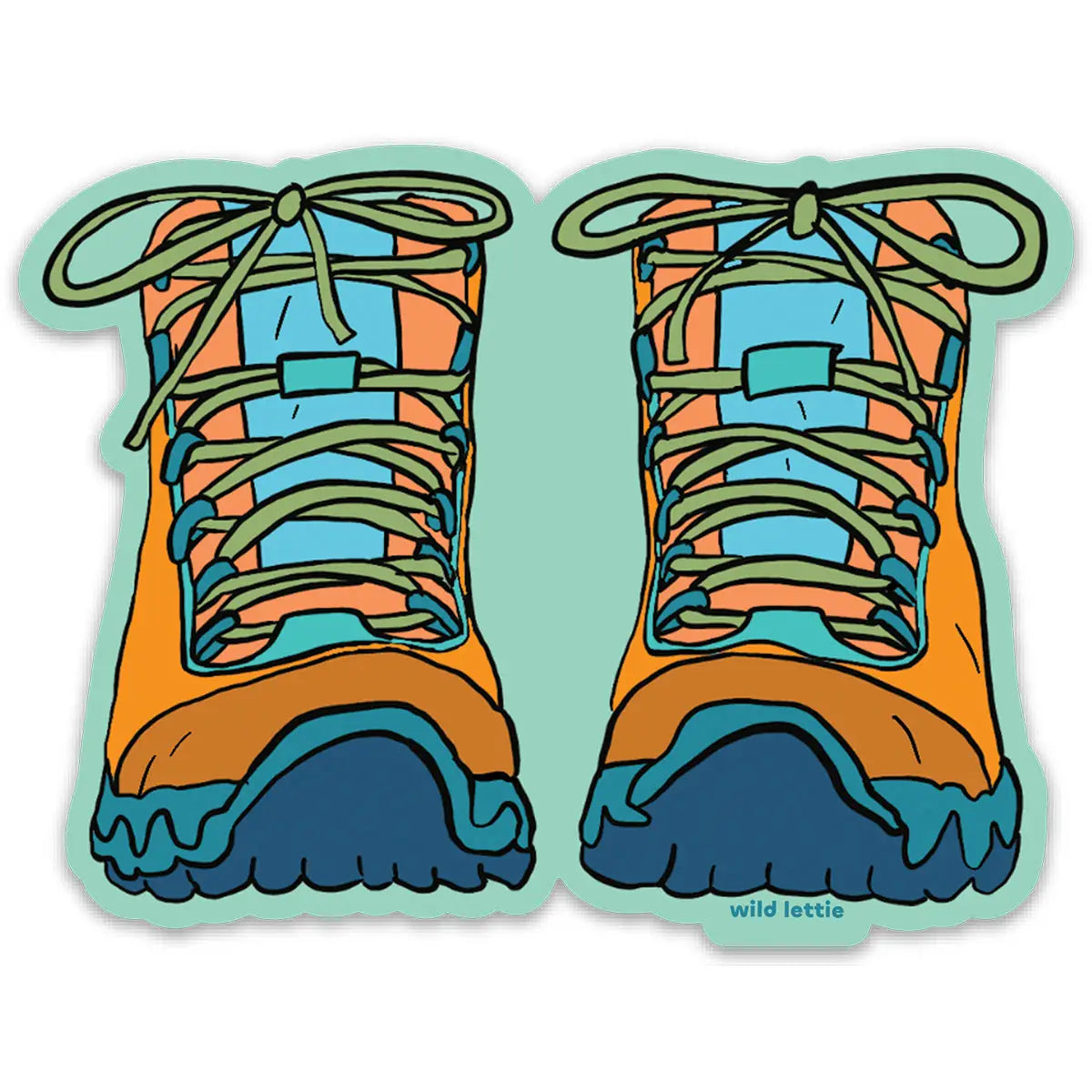 HIKING BOOTS sticker