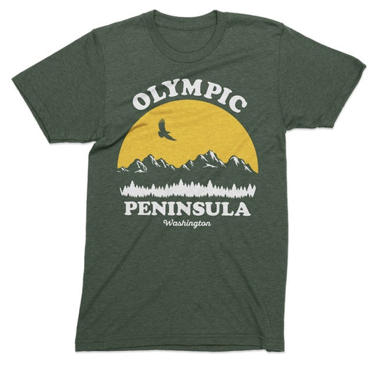 OLYMPIC PENINSULA retro tee