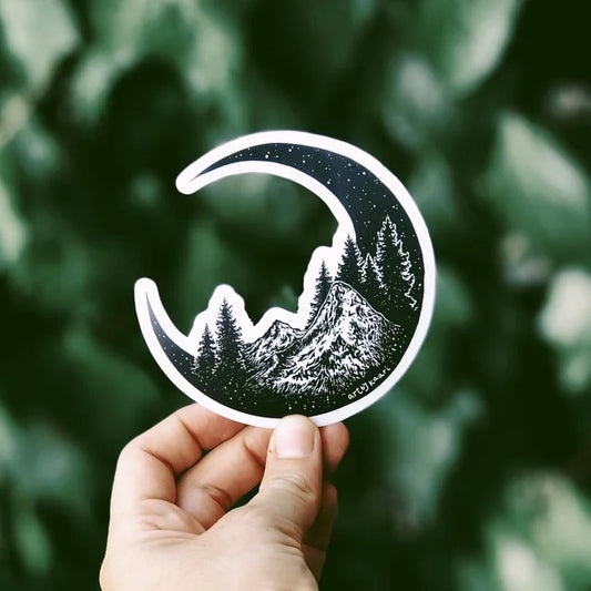 MOUNTAIN MOON sticker