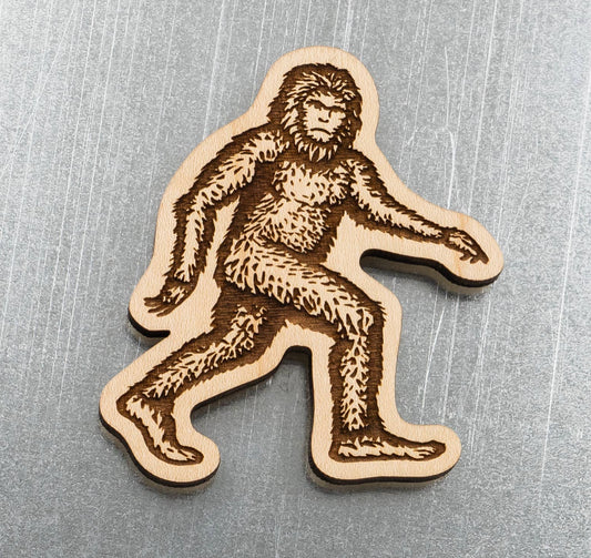 SASQUATCH wood magnet