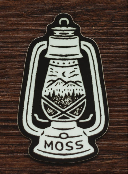 MOSS glow-in-the-dark sticker