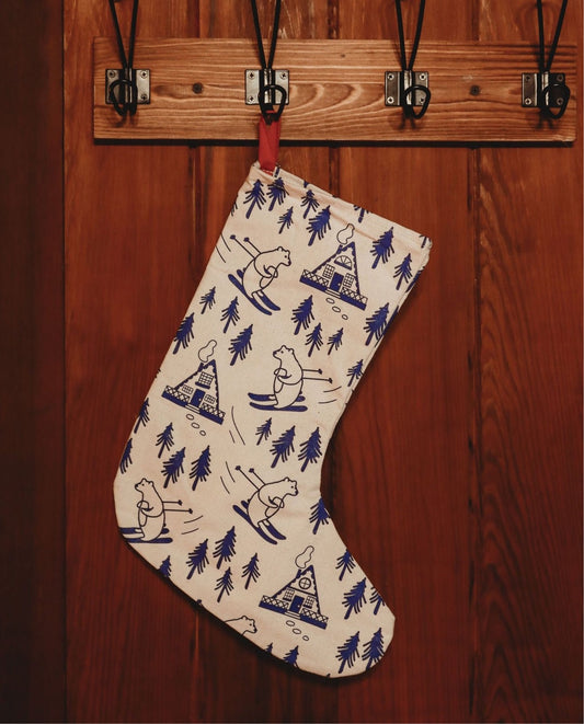 SKIING BEARS stocking