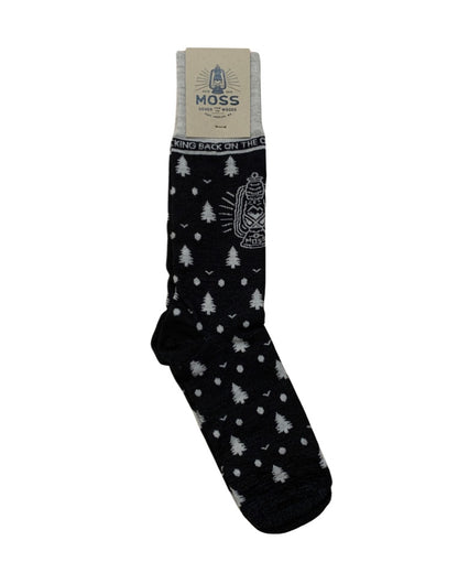 MOSS merino wool blend socks